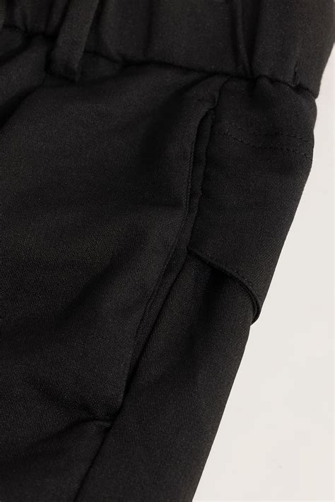 Buy Men's Soft Stride Black Trouser Online | SNITCH