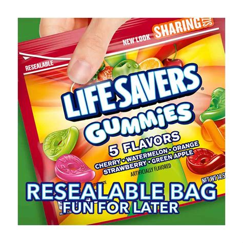 Buy Life Savers Gummies 5 Flavors Gummy Candy Sharing Size Bag, 14.5 oz ...