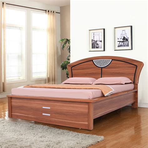Royaloak Rolex Queen Size Bed with Storage (Brown) : Amazon.in: Home ...