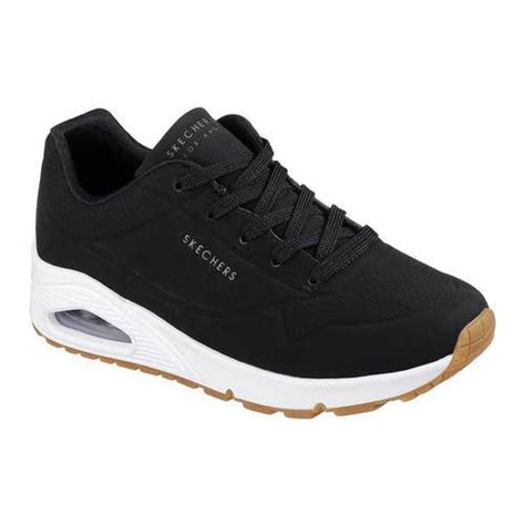 Buy Skechers Womens Street UNO Lace-up Casual Sneaker Wide Width ...