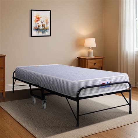 Folding Rollaway Bed With 6" Mattress – Springtek
