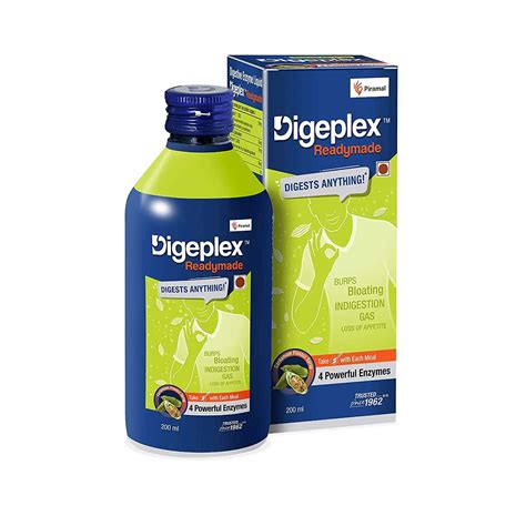 Buy DIGEPLEX READYMADE DIGESTION LIQUID BOTTLE OF 200ML (PACK OF 2 ...