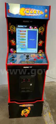ARCADE1UP Pacmania Bandai Legacy Edition with Riser & Light-up Marquee ...