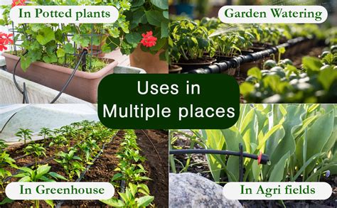 Pinolex Drip Irrigation Kit - Plant Water Dripper Emitter Accessories ...