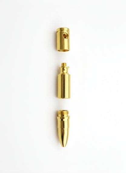 Golden Bullet Brass hand pipe – THEBOOMBOXCLUB