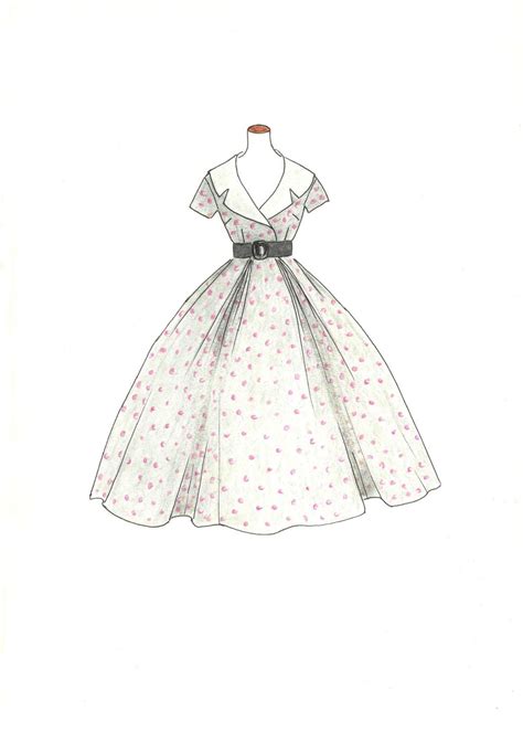 easy 1950s drawings