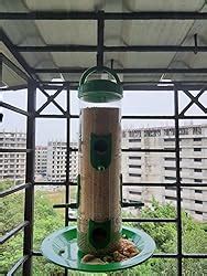 Amijivdaya Large Bird Feeder with Holding Handle (Pack of 1) : Amazon ...