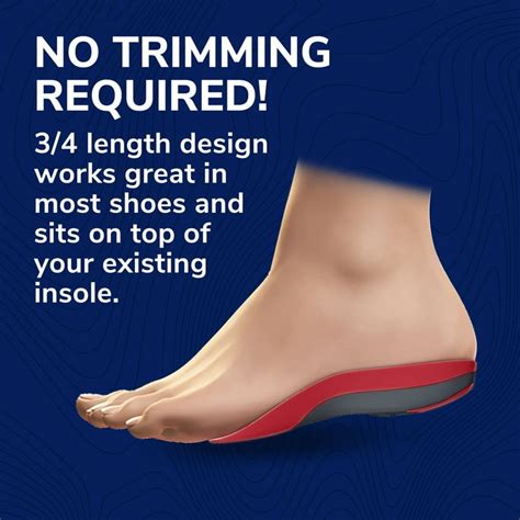 Mens Boots Dr. Scholl’s Custom Fit Orthotics 3/4 Length Arch Support ...