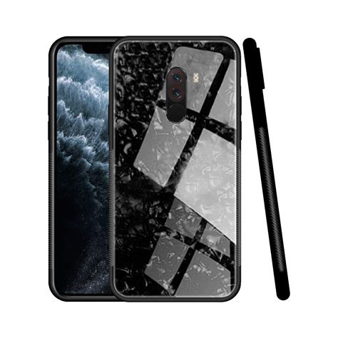 COVERS WALE Redmi Poco F1 Back Cover Marble Case Anti Slip Grip and ...