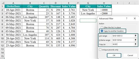 Excel Advanced Filter with a Macro Button 的图像结果