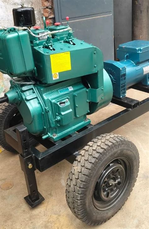 Open Type Diesel Generator - 10kVA Single phase Open type Kirloskar ...
