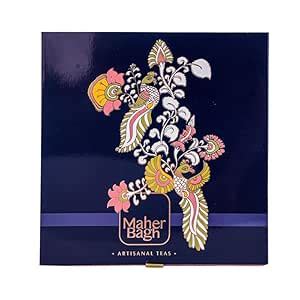 Maher Bagh Renaissance Assorted Tea Gift Box with Tea Infuser | 2 Tea ...