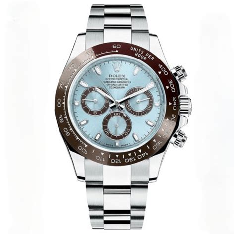 Rolex Daytona Chronograph Silver ice Blue (automatic) – Brand Stuff