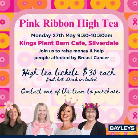 Pink Ribbon High Tea, Kings Plant Barn (Silverdale), North Shore, 26 ...