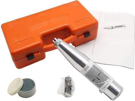 OVERSEASMART Concrete Rebound Hammer Portable Hardness Tester NDT ...