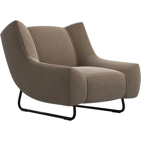 BIM objects - Free download! Nawabari lounge chair higher leg 370-1101 ...