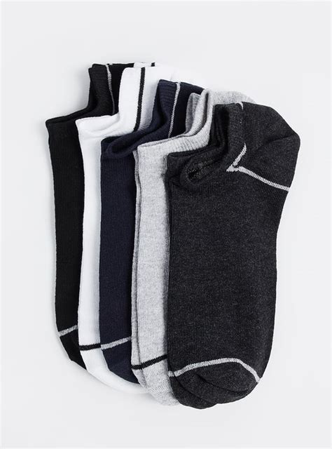 Buy Men Striped No Show Socks - Pack of 5 Online at just Rs. 299.0 ...