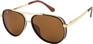 Buy LOUIS KOUROS Aviator Sunglasses Brown, Multicolor For Men & Women ...