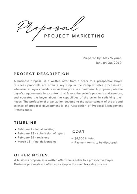 Image result for Sample Editable Project Proposal