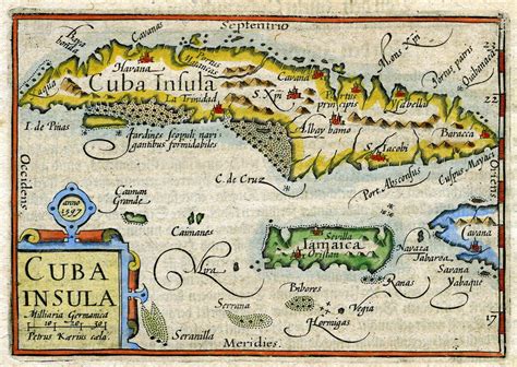 Large old map of Cuba | Cuba | North America | Mapsland | Maps of the World