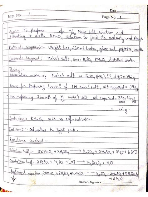 Chemistry Practical File 的图像结果