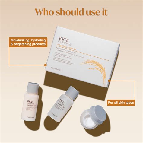 Rice & Ceramide Moisturizing Skincare kit