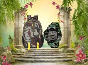 GOOD FRIENDS Water Resistant School Bag//Backpack/College Bag & Army ...