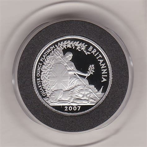 2007 Platinum Proof Quarter Ounce Britannia | Dorset Coin Company