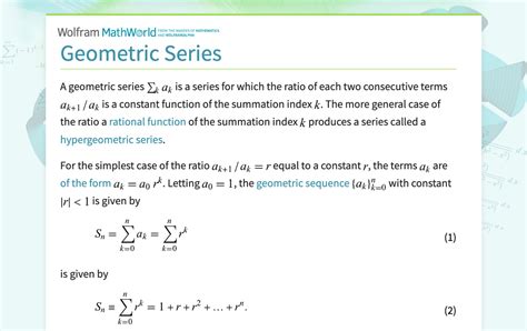 Image result for Geometric Series Hard Example