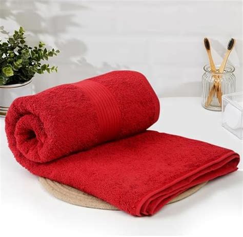 Amazon Brand - Solimo - Cotton Bath Towel | 500 GSM | Fade Resistant ...