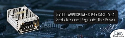 Amazon.in: Buy Easy Electronics 5 Volt 5 Amp DC Power Supply SMPS (5V ...