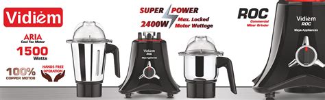 Buy Vidiem ROC 1500W Commercial 2Jar Mixer Grinder Online at Vidiem ...