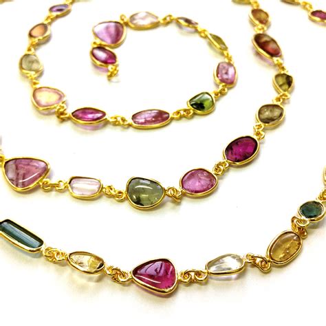 Multi Tourmaline Necklace