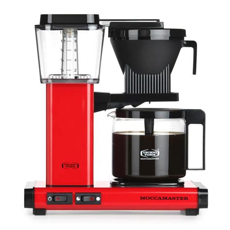 Moccamaster KBG 741 AO ماكينة تحضير القهوة المصفاة Moccamaster، أحمر السعر