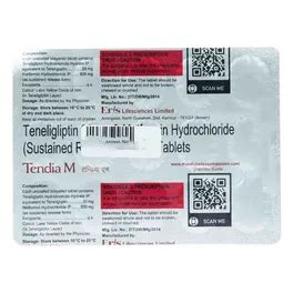 Tendia M Tablet | Uses, Side Effects, Price | Apollo Pharmacy