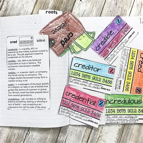 Root Words With Cred - Letter Words Unleashed