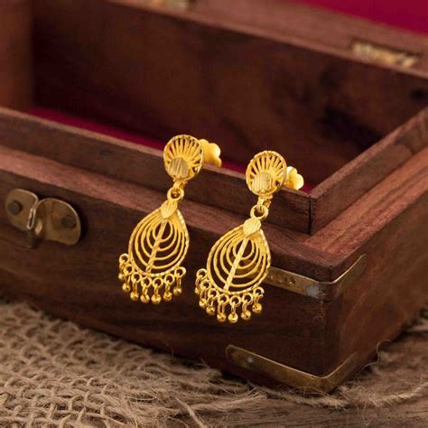 Buy Gold Layered Jhumka Online for Women | Parakkat Jewels