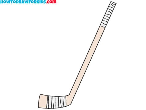 How to Draw a Hockey Stick - Easy Drawing Tutorial For Kids