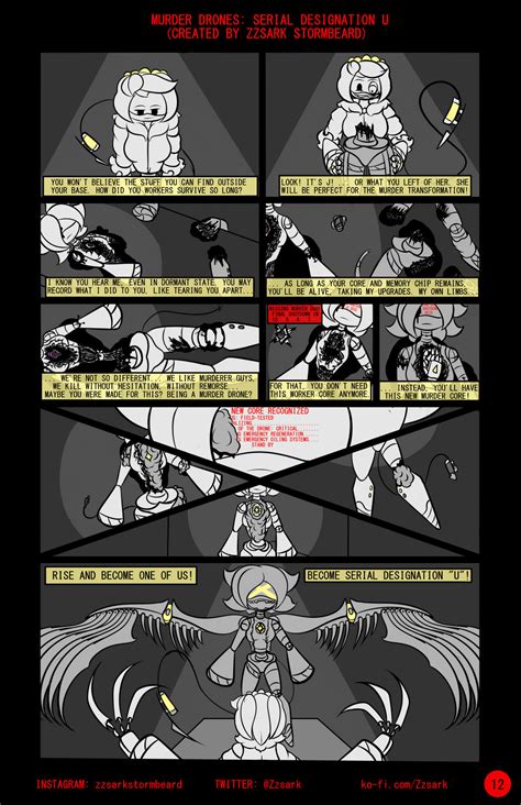 Murder Drones Serial Designation U Comic 12 by ZZSark on DeviantArt