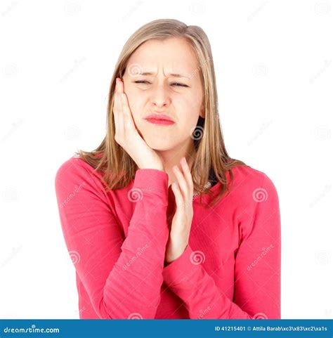 Dolor De Muelas Insoportable Imagen de archivo - Imagen de aislado ...