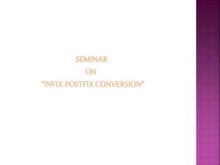 Image result for Conversion of Infix to Postfix Expression