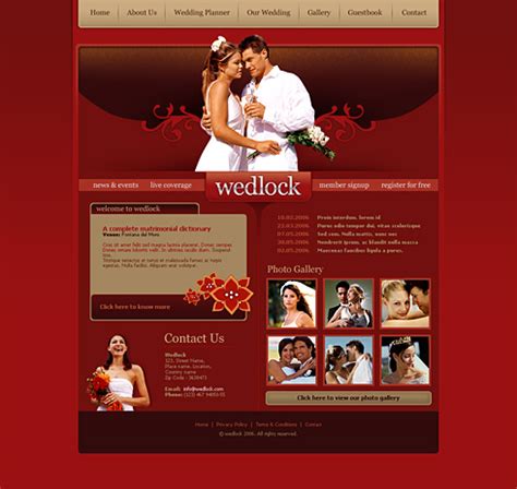 35个婚礼创意网站欣赏-海淘科技