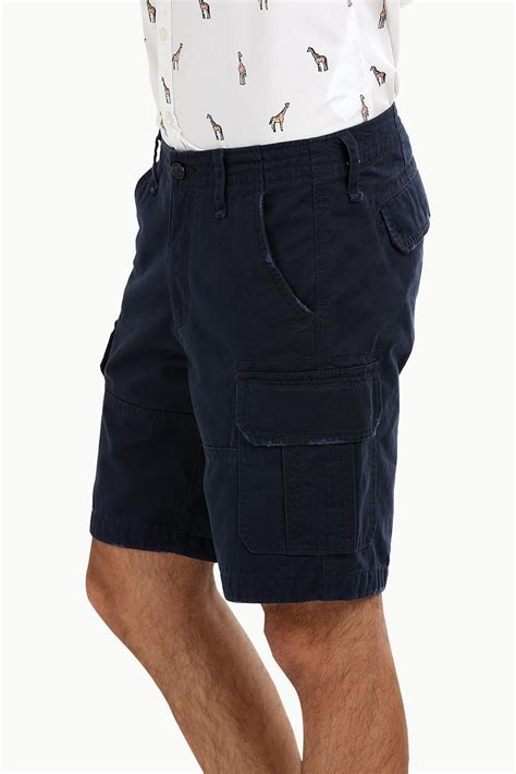 Buy Online Online Navy Rugged Cargo Shorts at Zobello