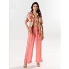 Multicolor Printed Cotton Silk Co-ord Set- Set of 2