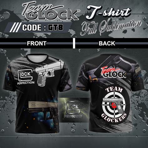 2024 NEW! Design Glock T-Shirt Printed Team Glock Jersey New Design ...