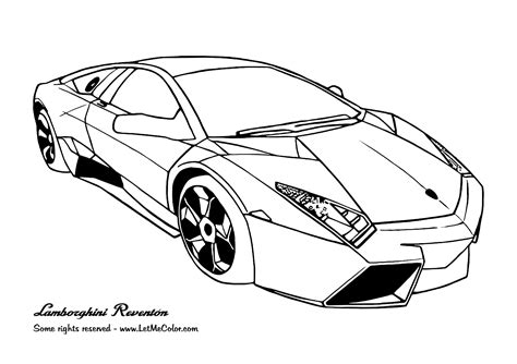 Cool Car Coloring Pages - Coloring Home