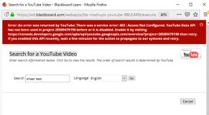 Image result for YouTube Error Message