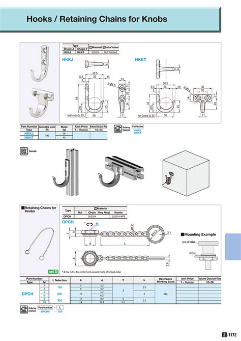 Drop-prevention Chains for Knobs | MISUMI | MISUMI India