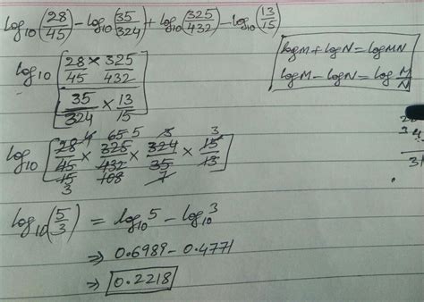 simplify.................log question............ - Brainly.in