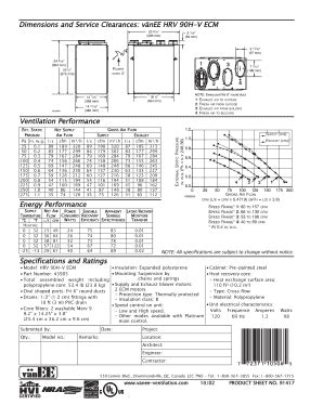 Fillable Online Of /uploads/Product Info/VanEE Products/VanEE HRVs ...